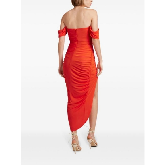 Cinq A Sept Delaney Ruched Midi Dress - Picture 14 of 15